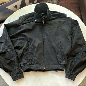 Willy Chavarria Black Windbreaker Jacket